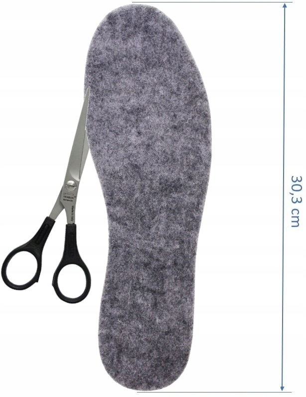 WKŁADKI DO BUTÓW FILCOWE GRUBY FILC 6 mm r. 46 Cechy dodatkowe ocieplające