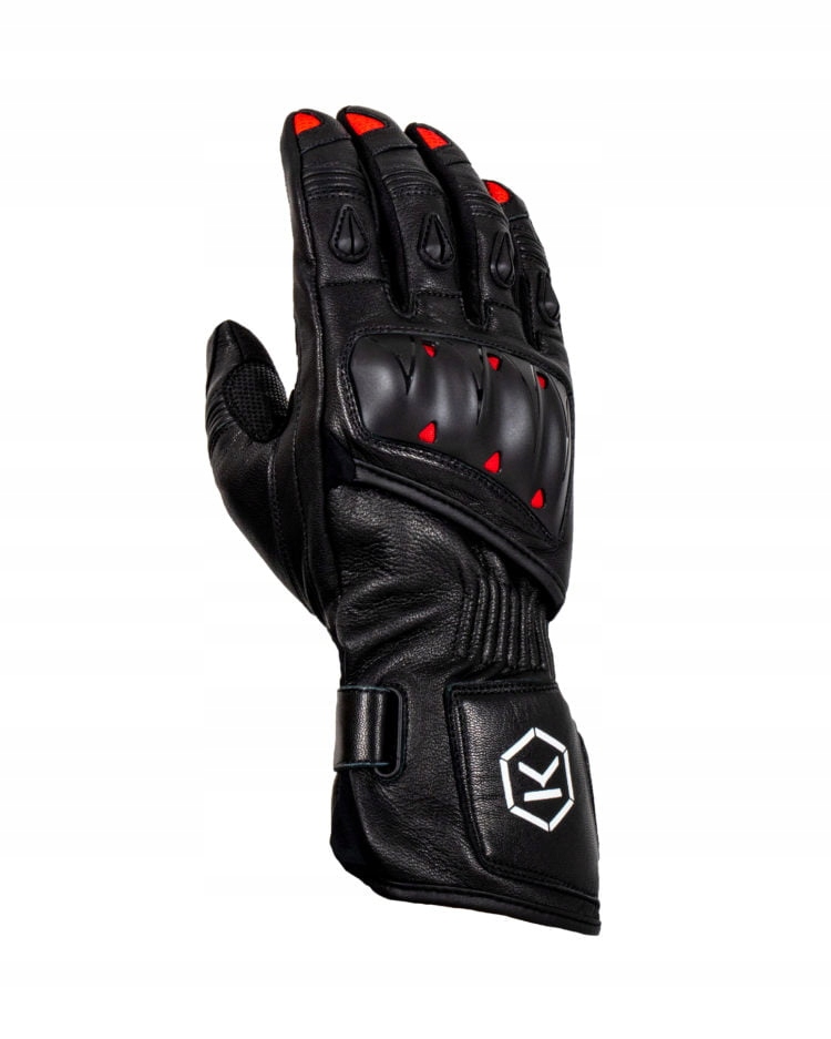 Rękawice Motocyklowe Knox Oulton black/red r.M