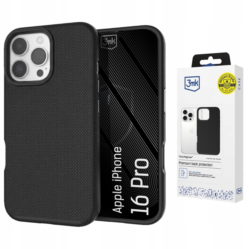 Pouzdro 3MK Fortis MagCase pro Apple iPhone 16 Pro