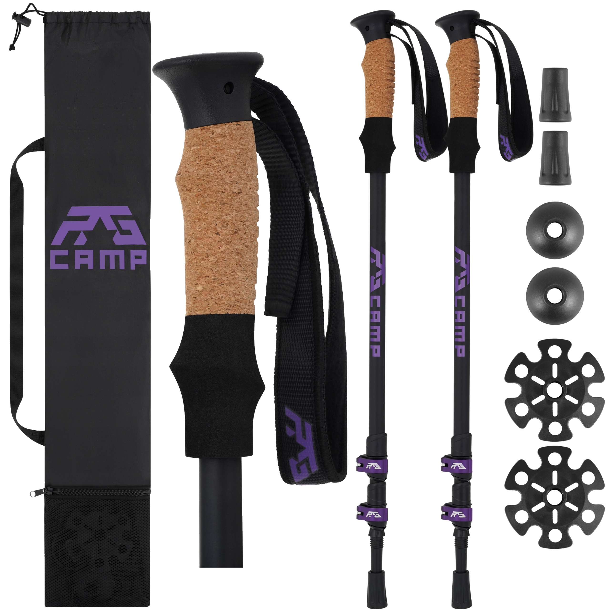 Kijki trekkingowe kije do nordic walking chodzenia po górach turystyczne