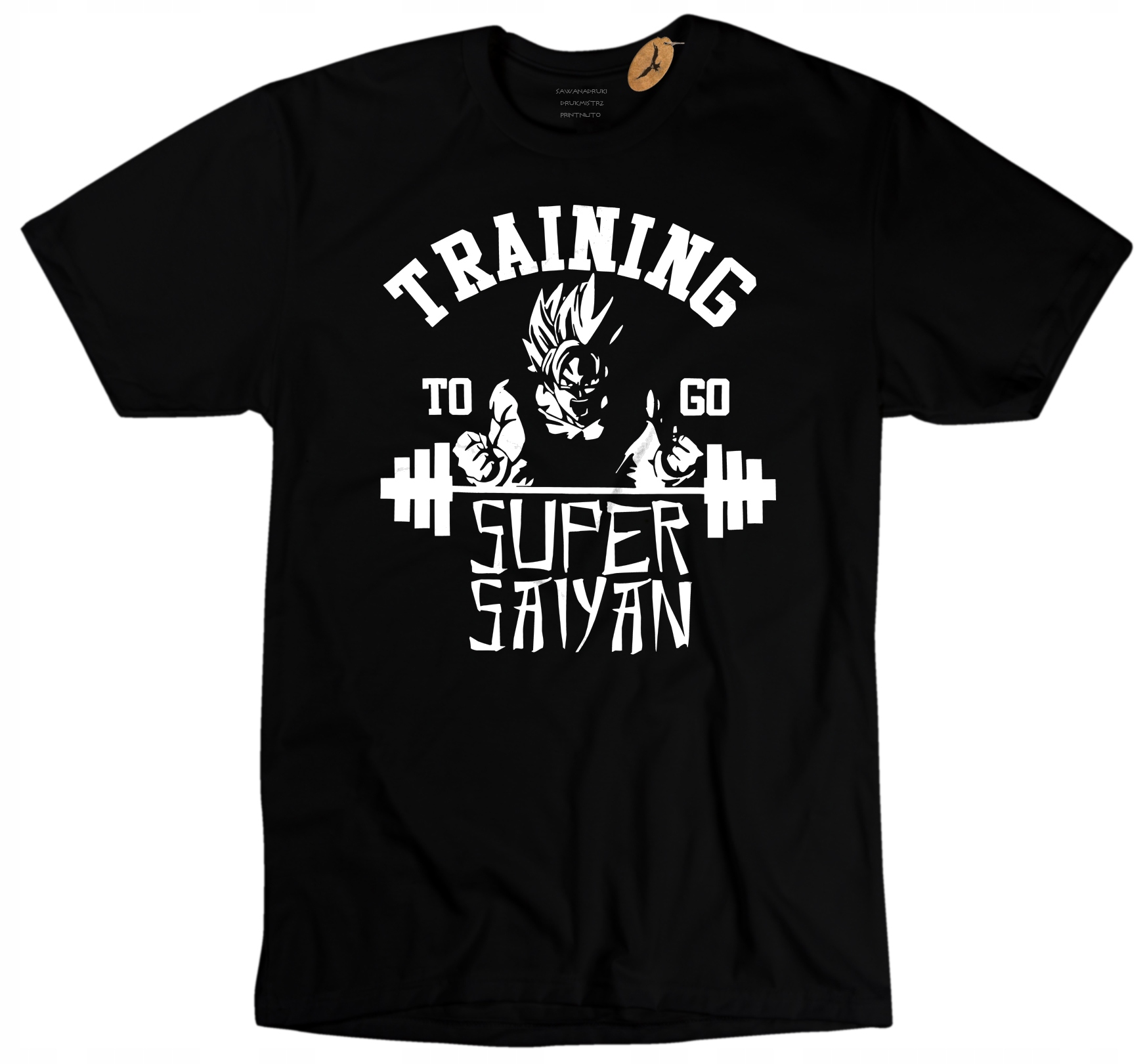 

Koszulka Training To Go Saiyan na siłownię.