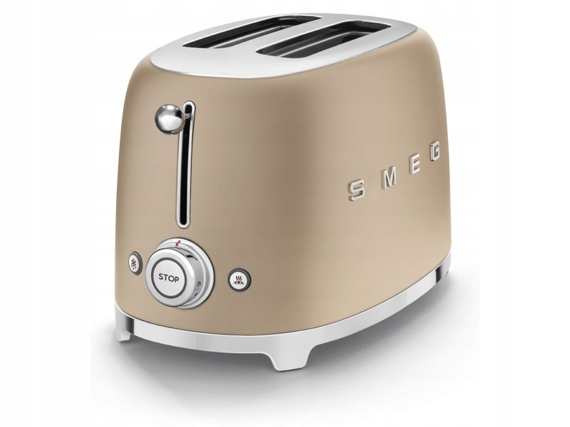 Тостер SMEG TSF01CHMEU Gold