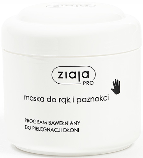 ZIAJA Pro Wegańska maska do rąk i paznokci