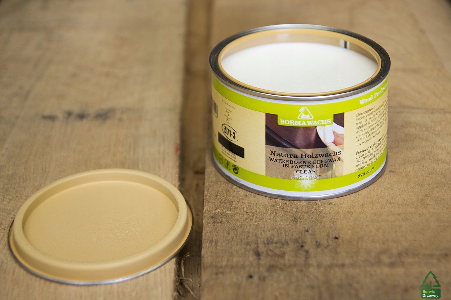 Wosk pszczeli do drewna, mebli 0,375L bezbarwny EAN (GTIN) 8014885040602