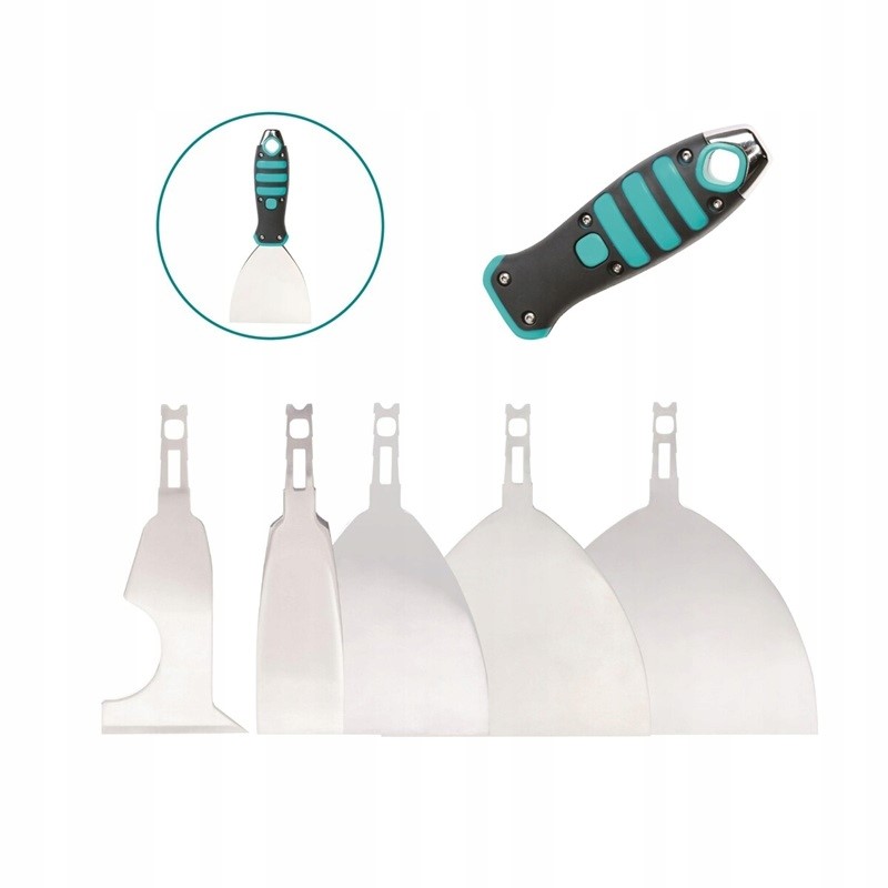 Sada Špachtlí Bihui 6-DÍLNÁ S Vyměnitelnými Koncovkami, Rukojeť Pouzdro