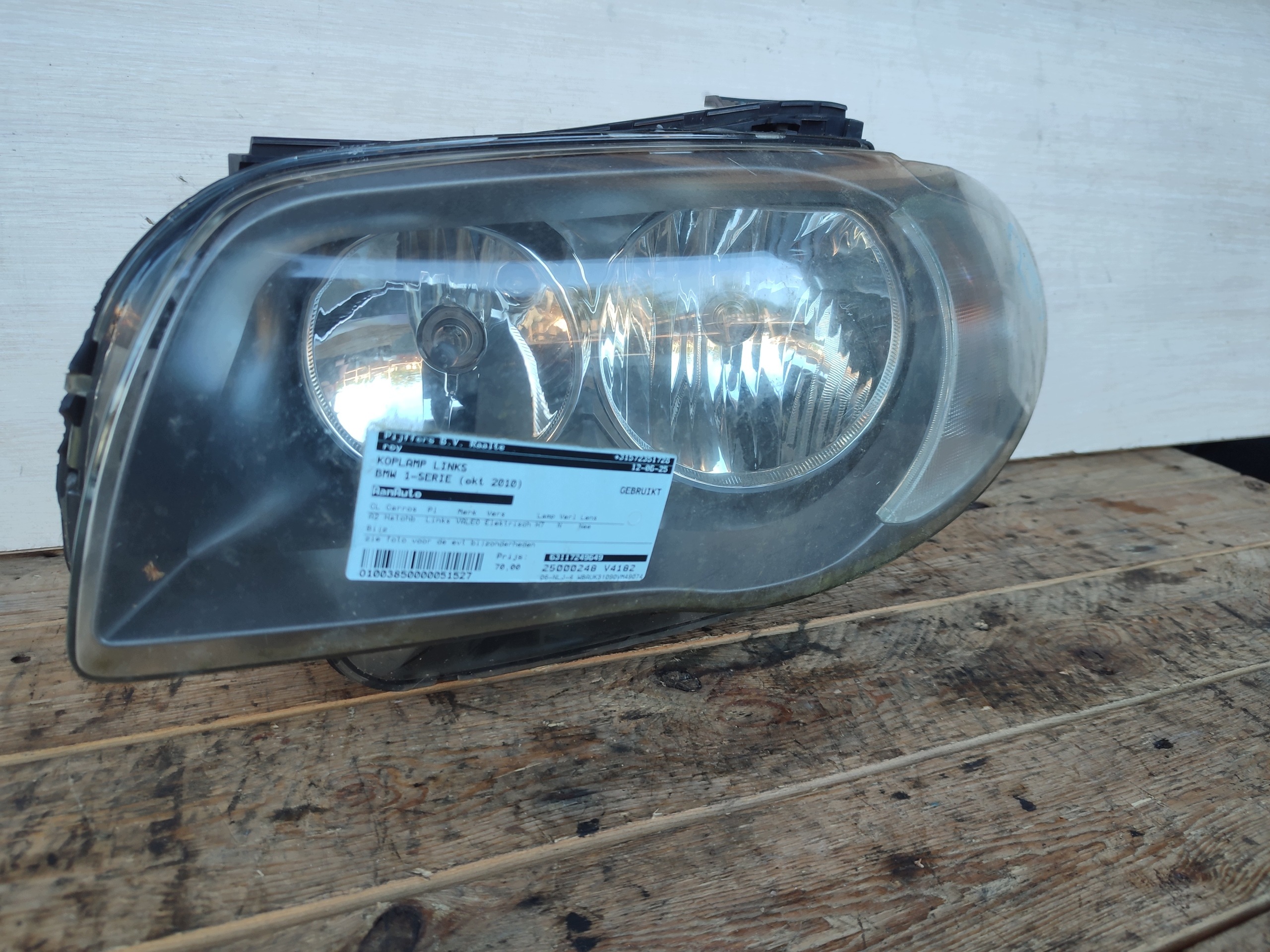 BMW 1 E81 E87 světlo obyčejná levá 7249649