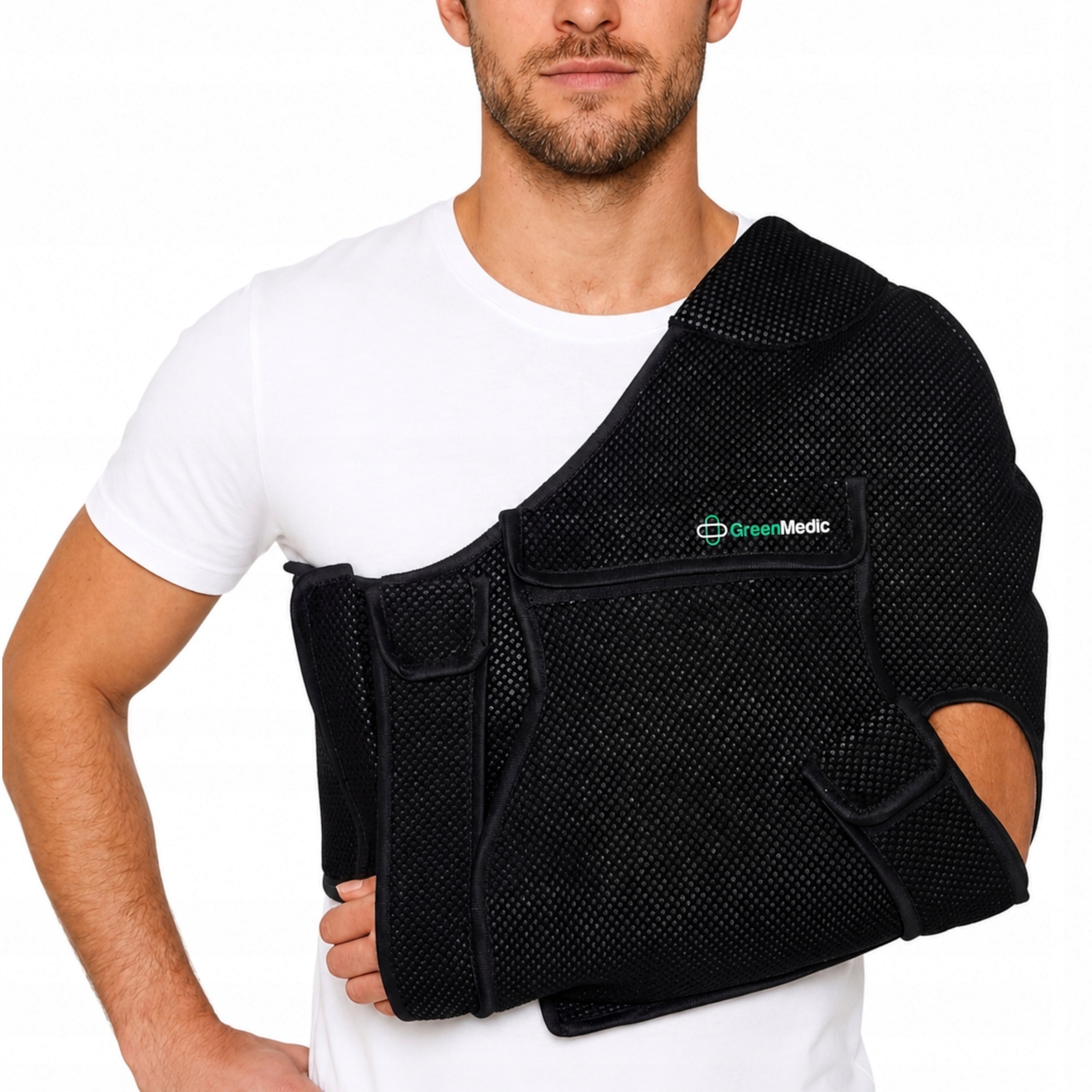 Orteza na bark i ramię stabilizator Green Medic usztywniacz templak Desault