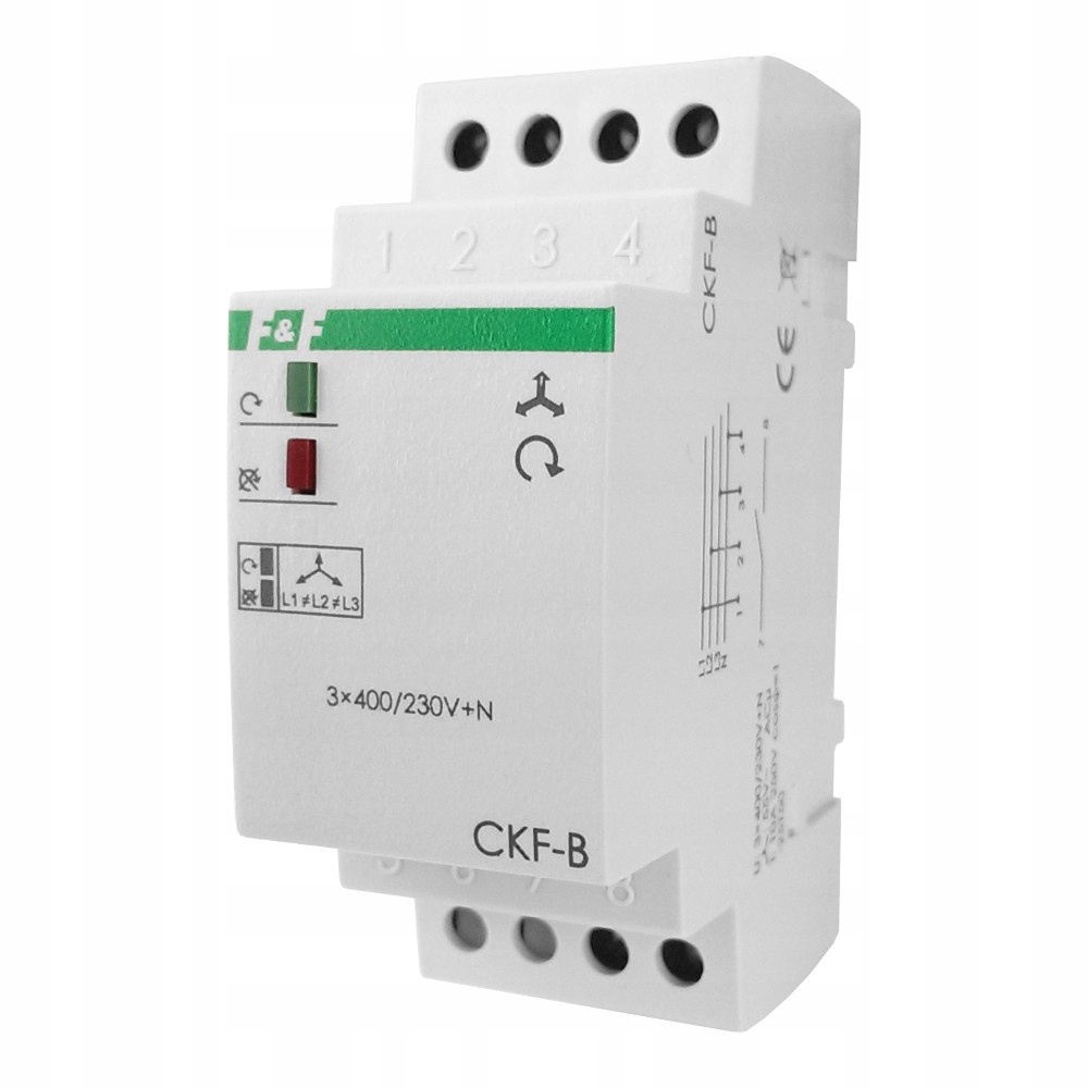 Snímač výpadku fáze relé Ckf-b 230V max. 10A senzor F&f 3058