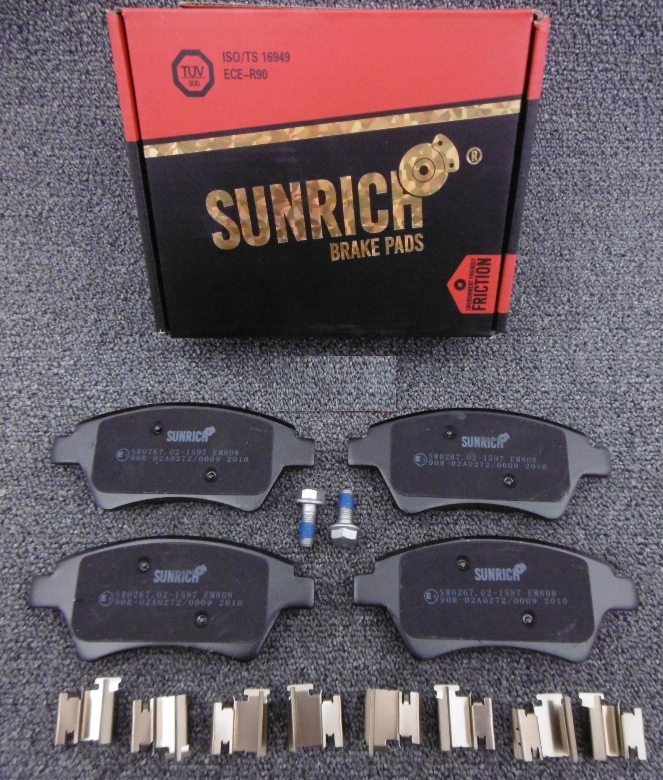 KLOCKI PRZÓD RENAULT MEGANE 2 II SCENIC II 2002-09 Strona zabudowy przód