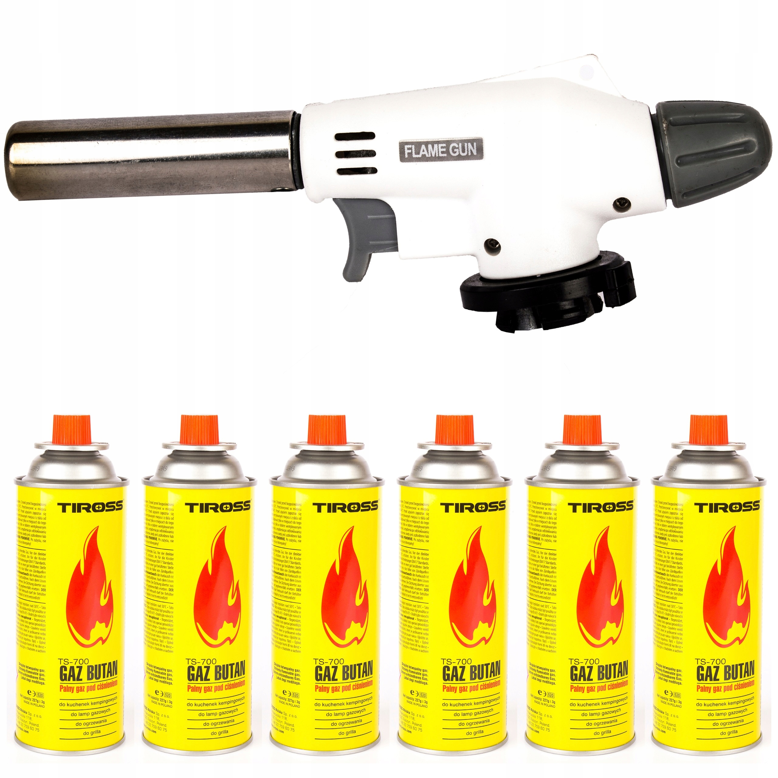 

Palnik Gazowy kartusz Ceramiczny + 6 Gaz lutlampa