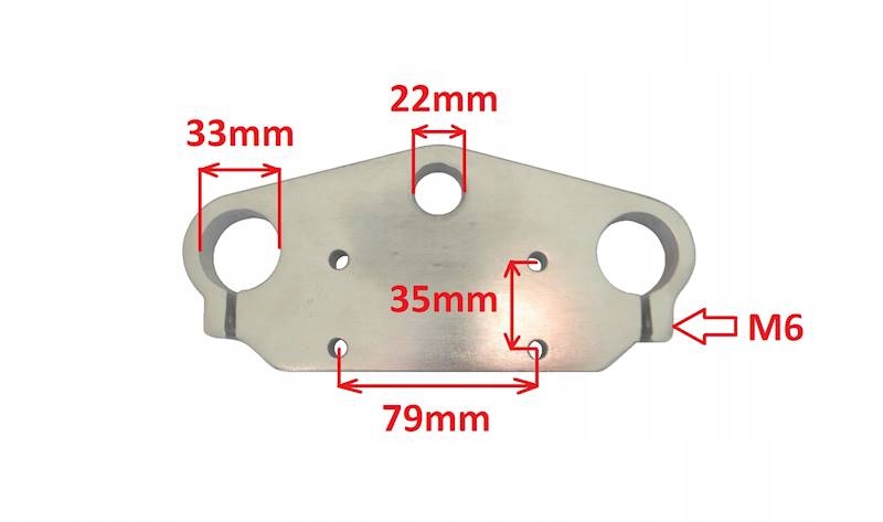 PÓŁKA GÓRNA AMORTYZATORA CROSS 110-125CC EAN (GTIN) 5900802006222