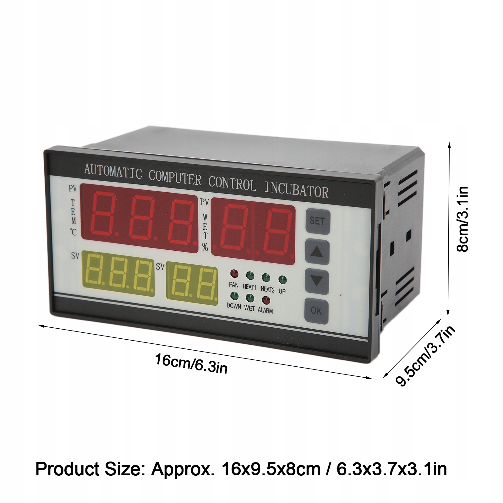 TERMOSTAT KONTROLER INKUBATORA JAJ TERMOSTAT AUTOMATYCZNY Kod producenta 2114210037012