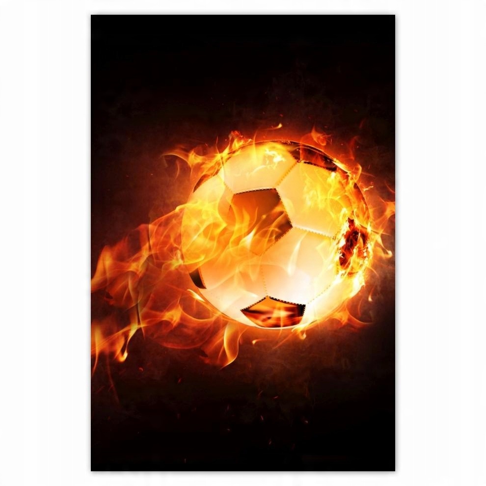 

Plakat 62x93 Piłka nożna w ogniu