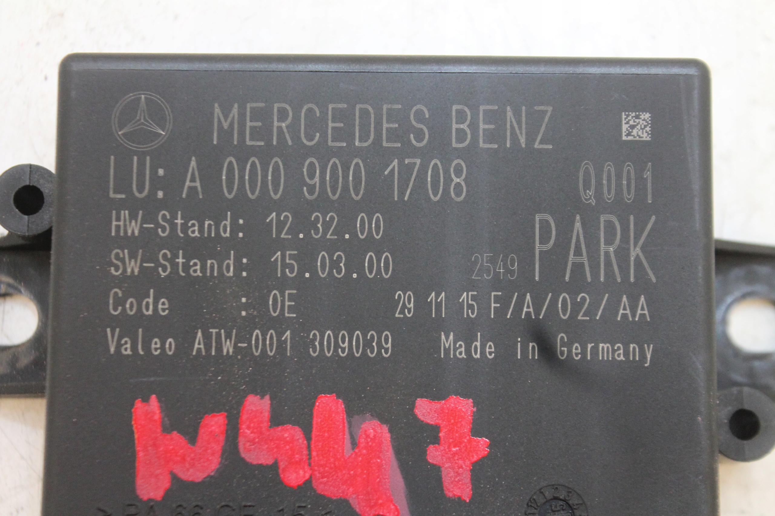 module control unit PDC A0009001708 MERCEDES VITO W447 14