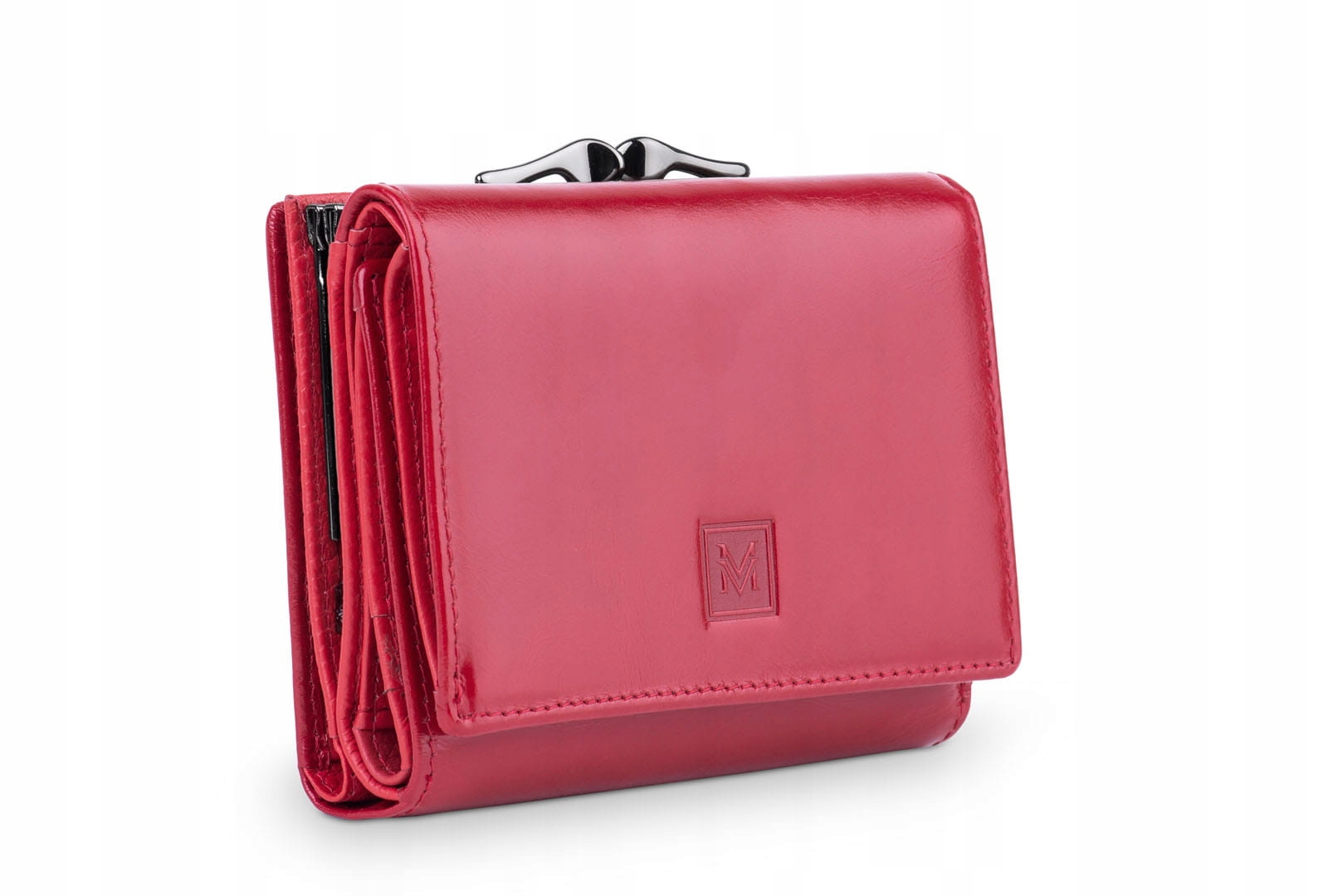 Dámská kožená peněženka VerMari Rfid Ochrana karet Červená