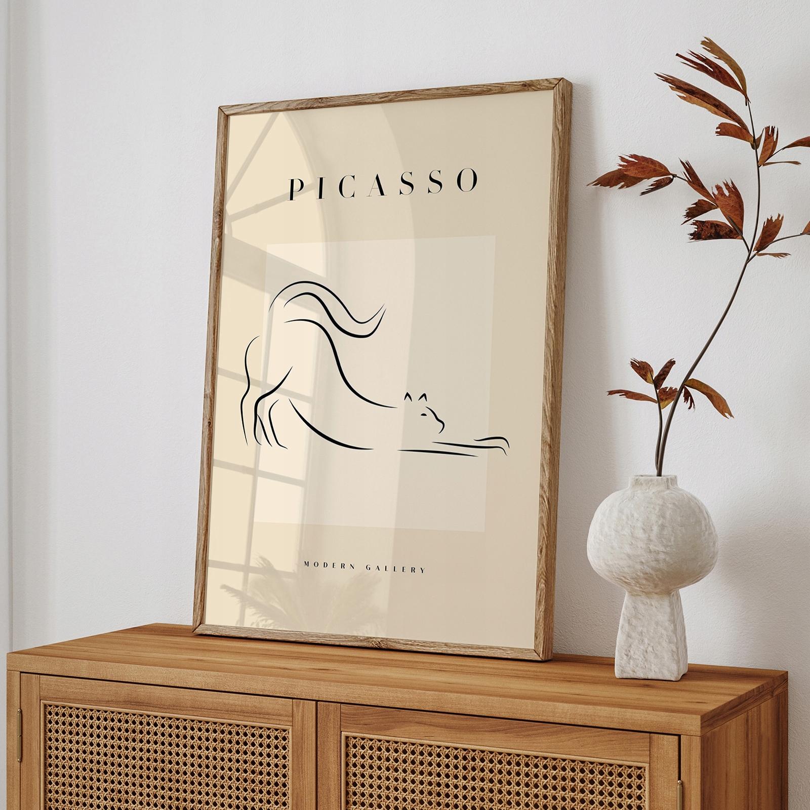 PICASSO KOT grafika PLAKAT 30x40cm obraz #710 Marka KMBpress