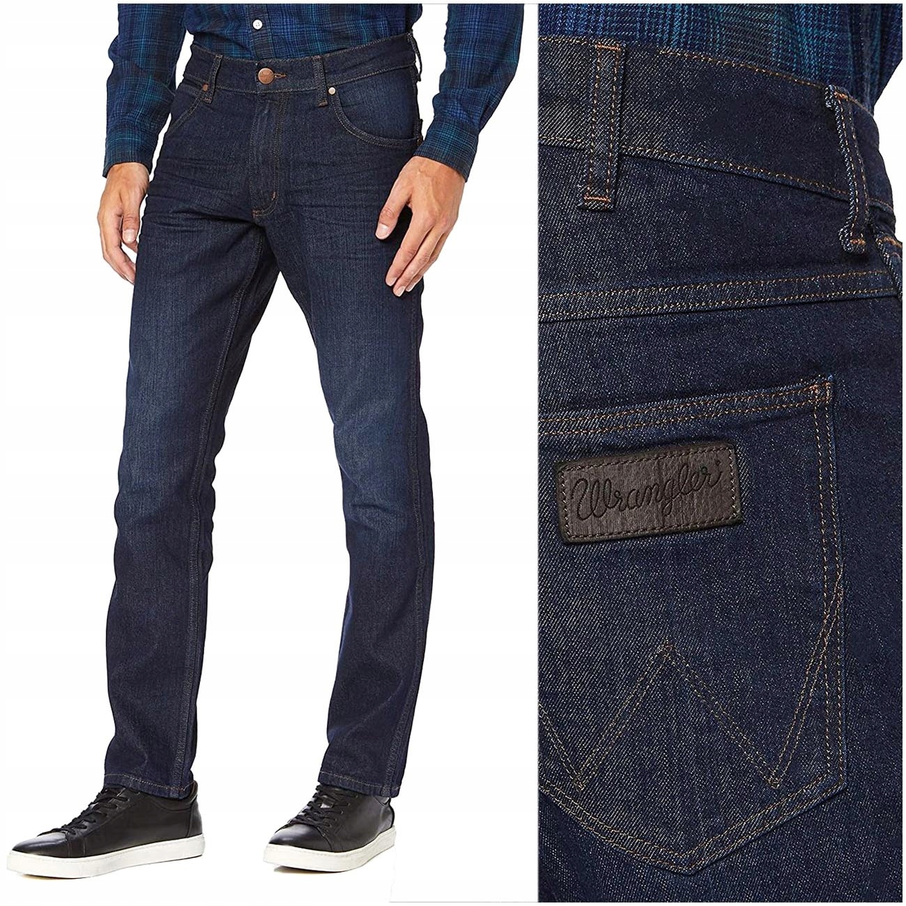 

Wrangler Greensboro Męskie Spodnie Jeansy W33 L34