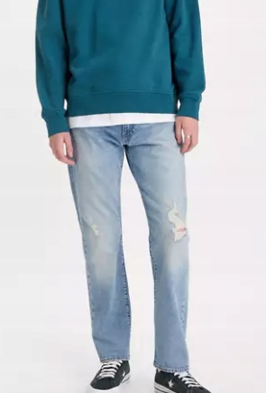 džíny Levi's 502 Slim Taper Modré 295071338 W32 L32 32/32