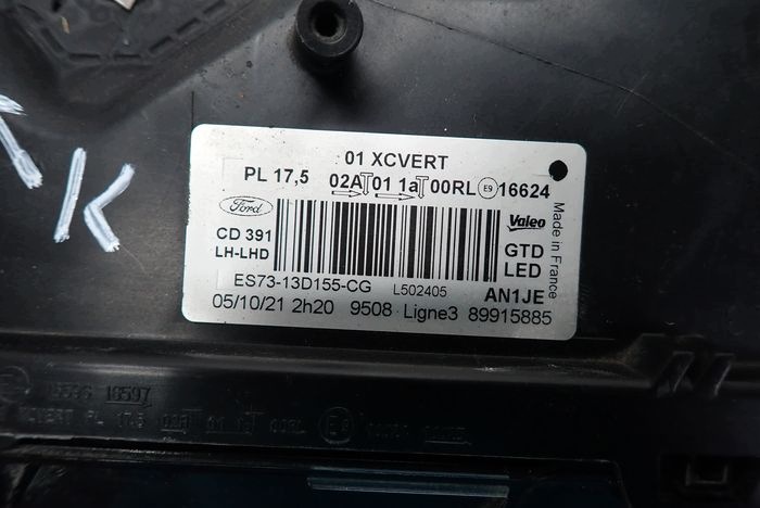 FORD MONDEO MK5 V DYNAMIC FULL LED LIFT 19- reflektor left light left