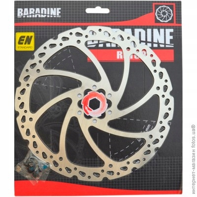 tarcza hamulcowa BARADINE DB-01 180 mm STAL 6 śrub