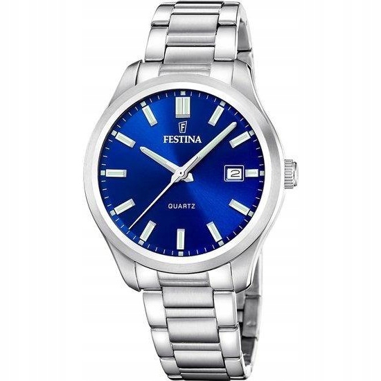 Pánské Hodinky Festina F20736-3 stříbrný náramek