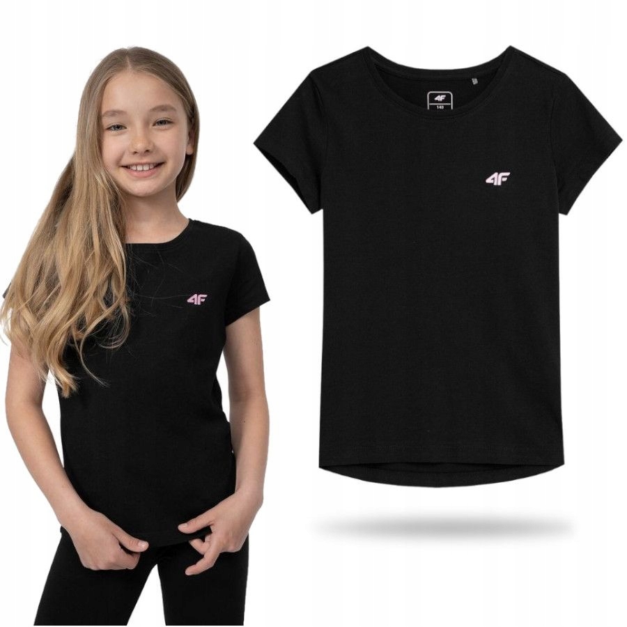 

Koszulka Dziewczęca 4F Podkoszulek T-shirt Sport