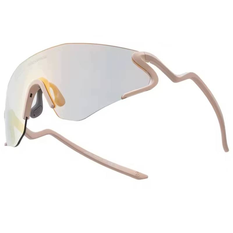 Okulary rowerowe, kolarskie sportowe fotochrom Rockbros różowe