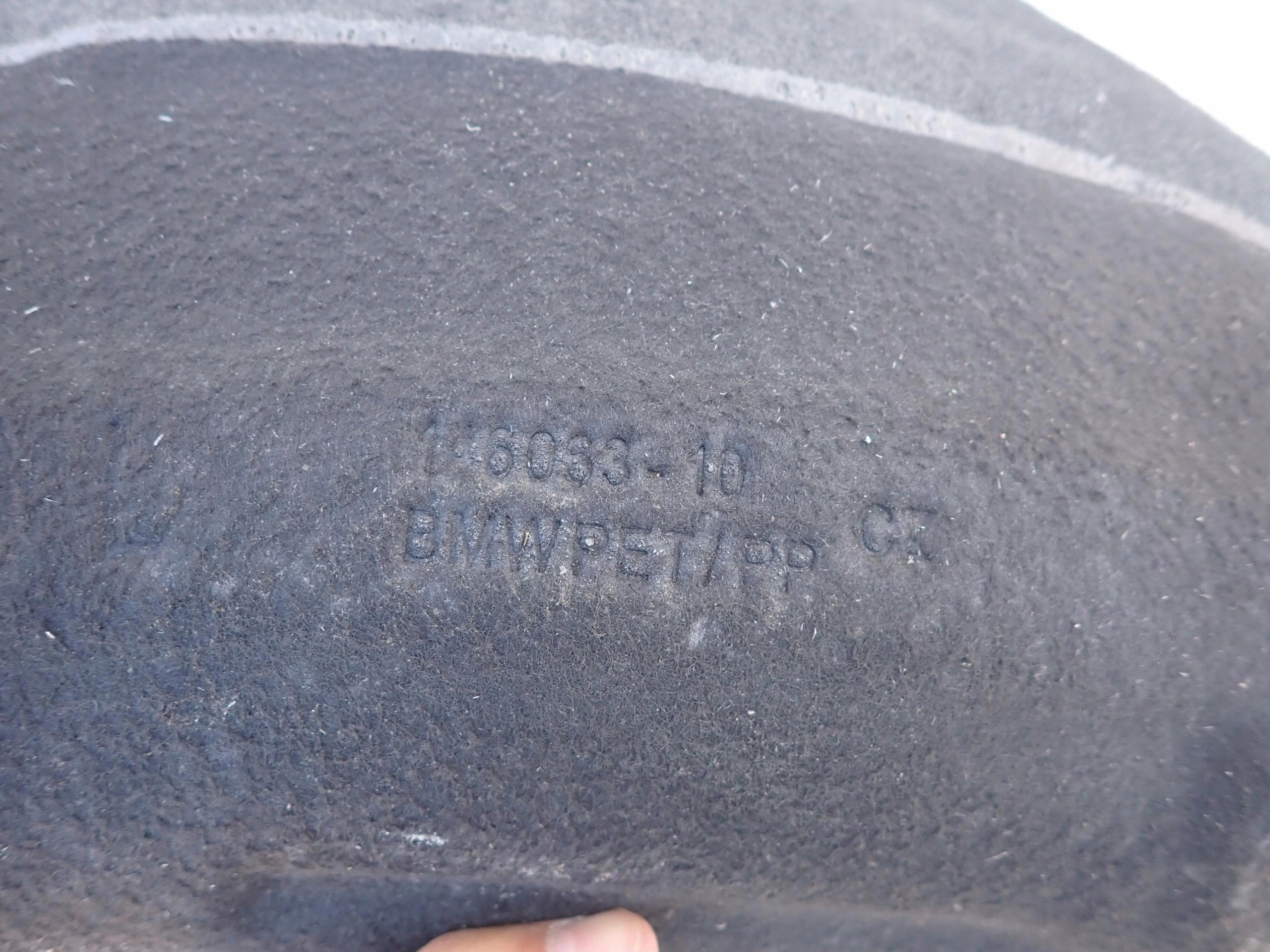 BMW 5 G30 G31 17- mudguard left rear part rear.