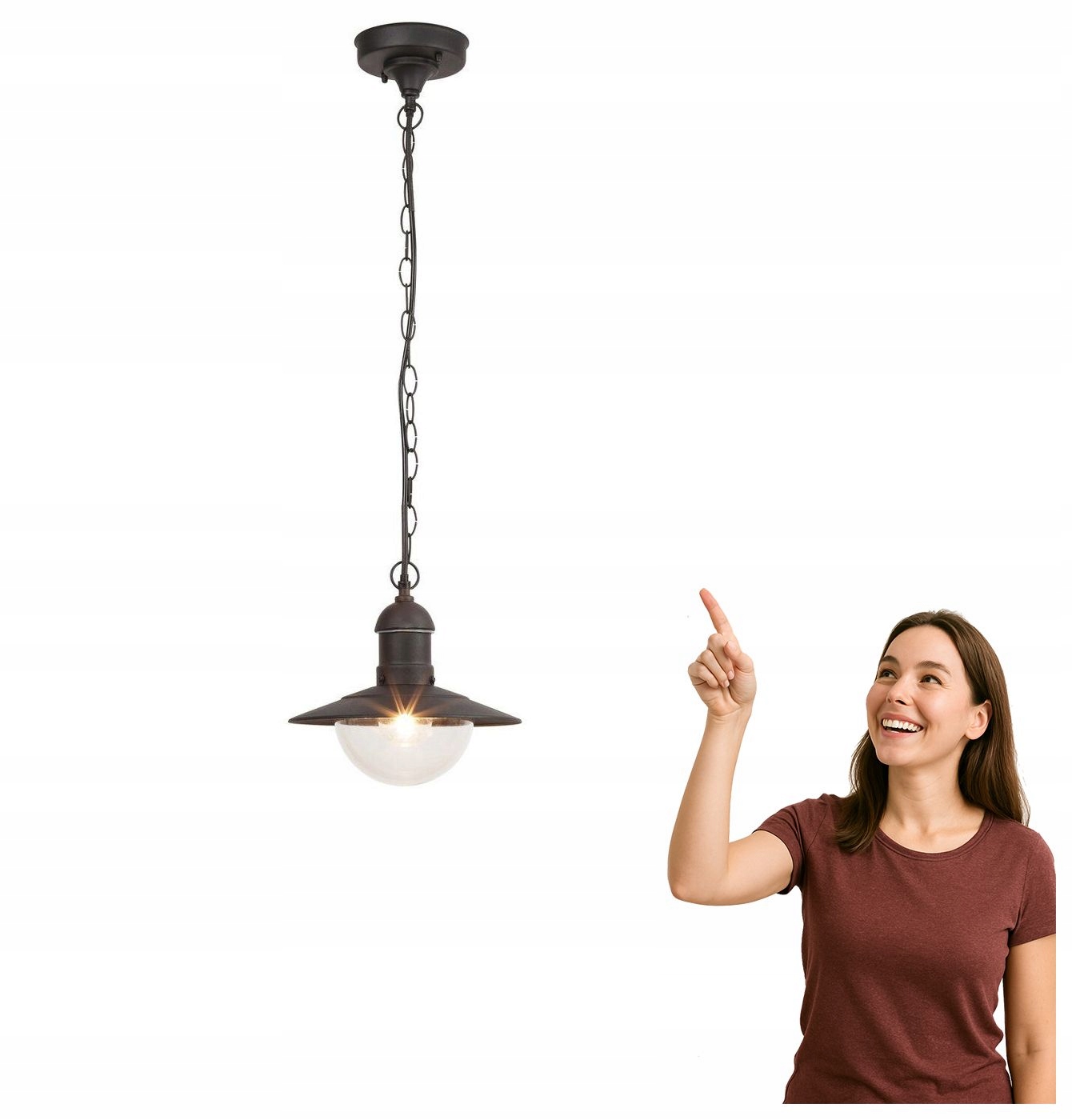 Venkovní závěsná lampa Oslo 8717 Rabalux