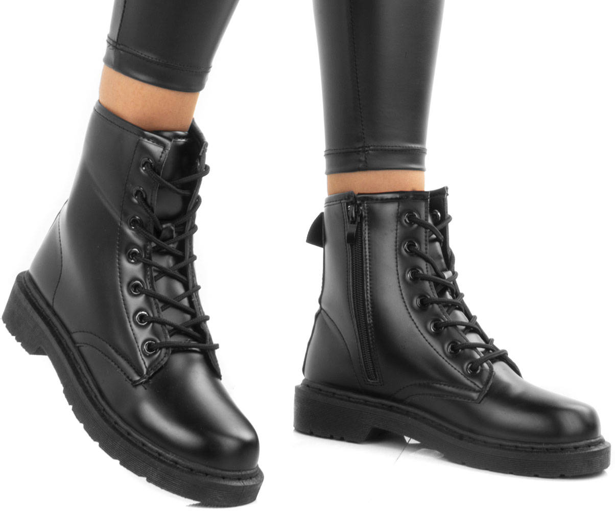 5995 CZARNE MATOWE OCIEPLANE BOTKI GLANY 40 Rozmiar 40