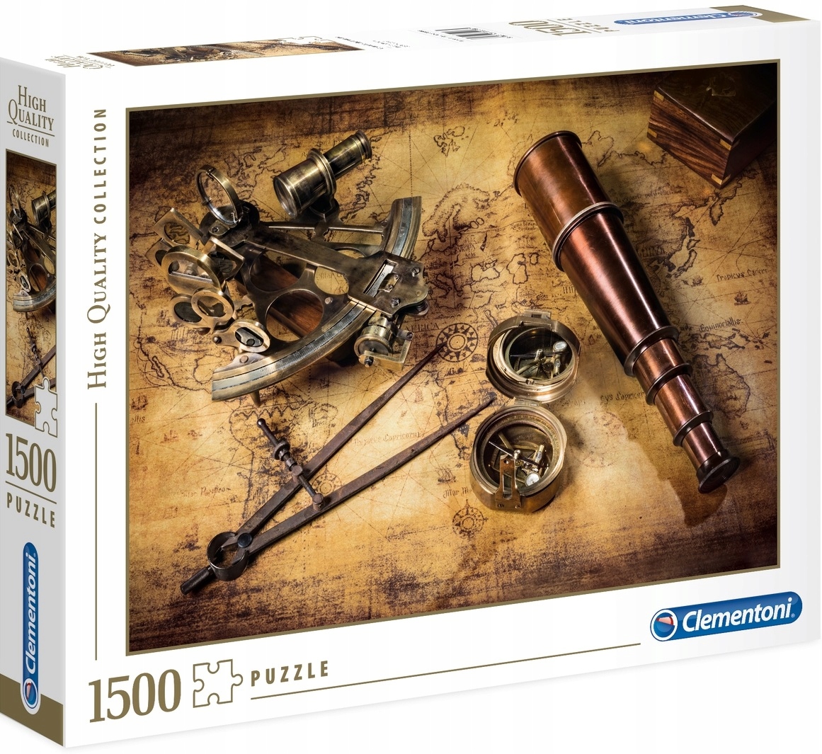 

Puzzle 1500 el. Course To The Treasure Clementoni
