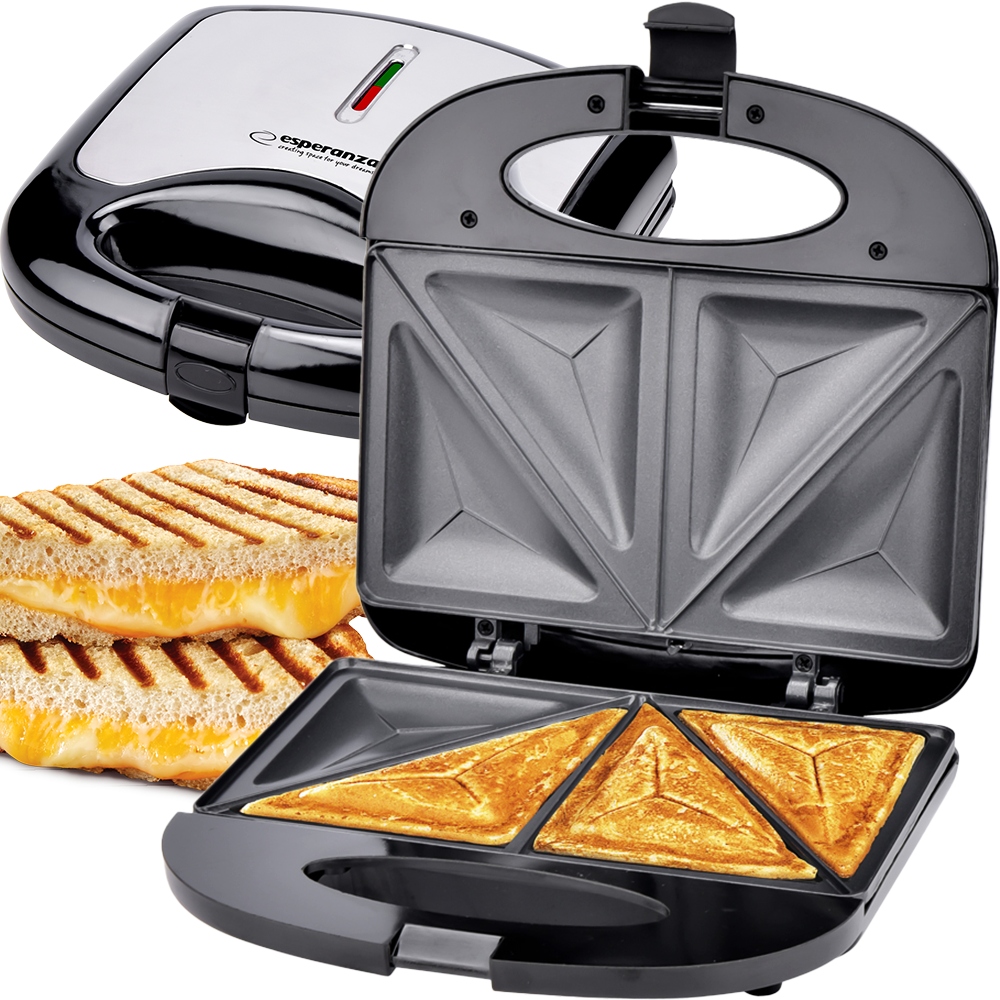 

Toster Opiekacz Do Kanapek Tostów Sandwich 1000W