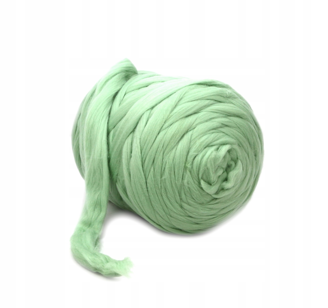 Česací vlna na pletení přikrývek 4,5kg Máta