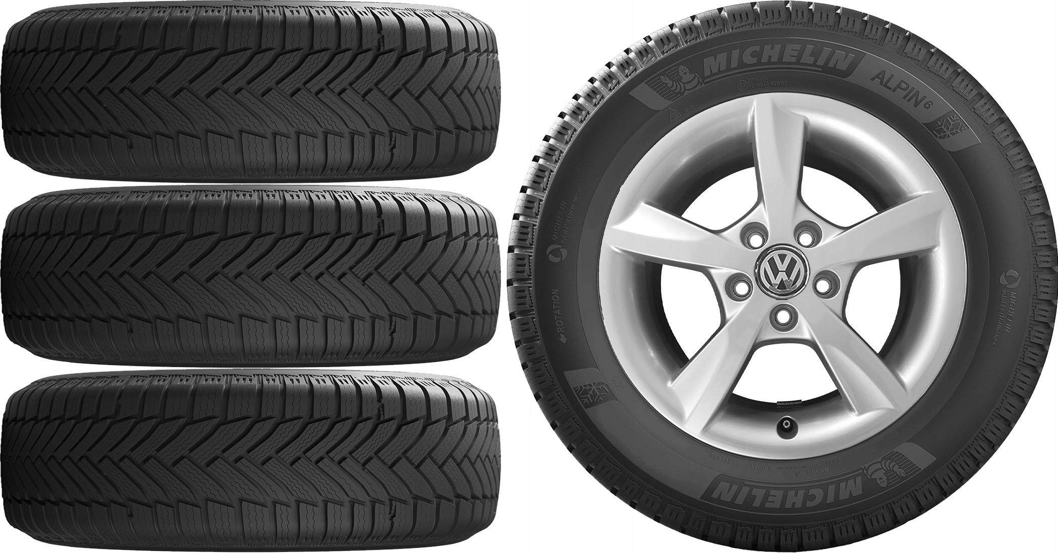 КОЛЕСА ЗИМА VW GOLF ПЛЮС Мишлен 2055r16