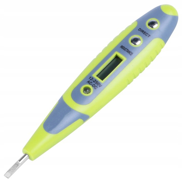 

Tester Próbnik Napięcia 12-250V Dc/ac Z LCD