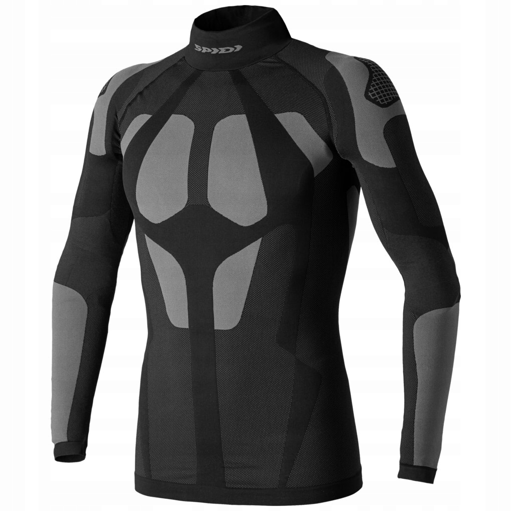 SPIDI SEAMLESS SHIRT koszulka termoaktywna BLACK/GREY r. S/M