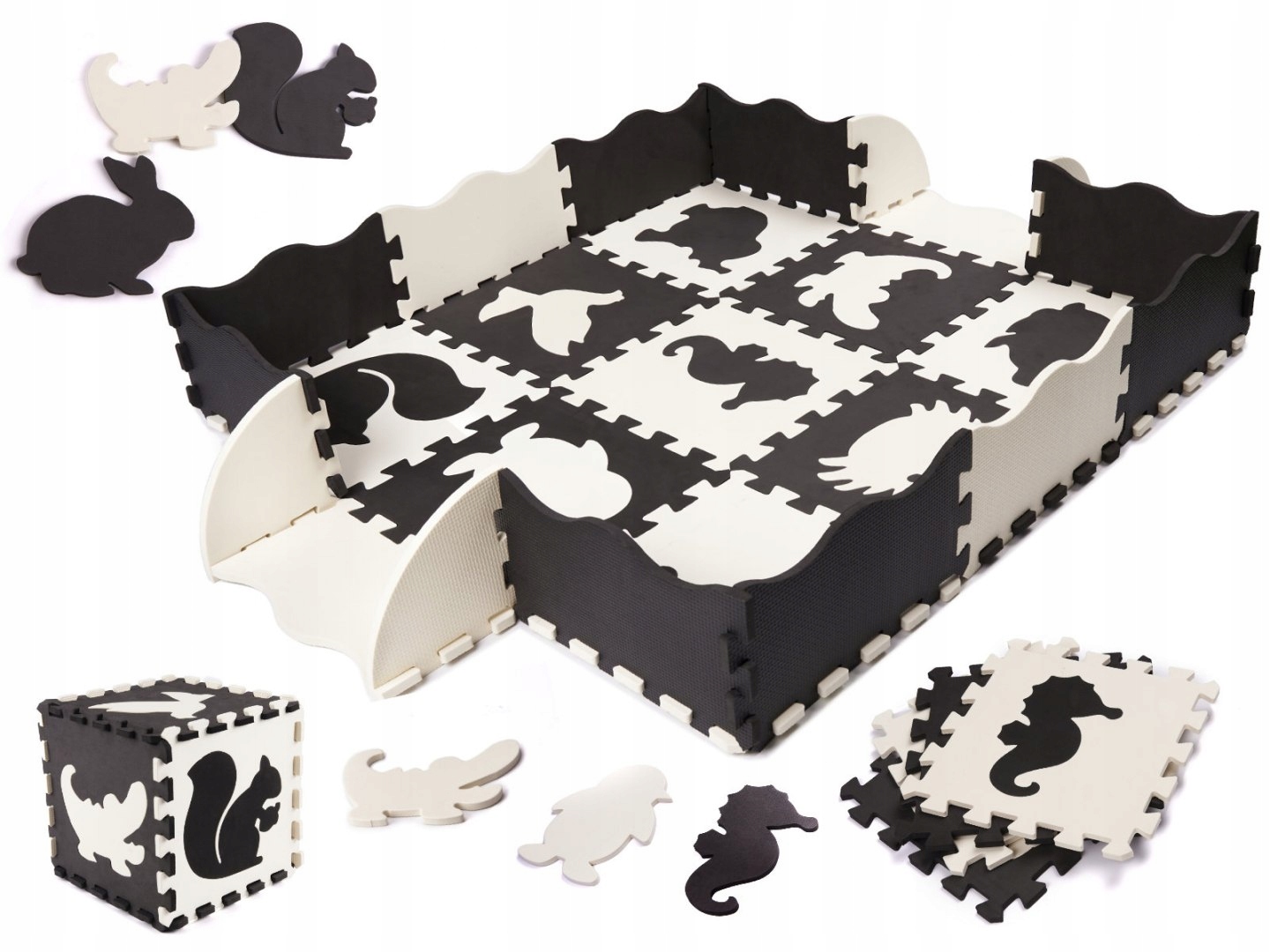 

Piankowa mata dla dzieci Puzzle kojec 25el (I164)