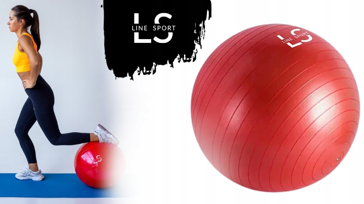 PIŁKA REHABILITACYJNA GIMNASTYCZNA ĆWICZENIA W CIĄŻY 55CM FITNESS LINESPORT Kod producenta PIŁKA REHABILITACYJNA GIMNASTYCZNA ĆWICZENIA