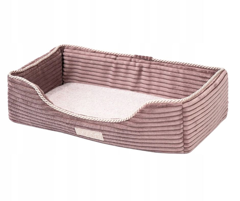 Pelíšek pro kočky na parapet, úzké Dotty, pěna Memory Visco růžová