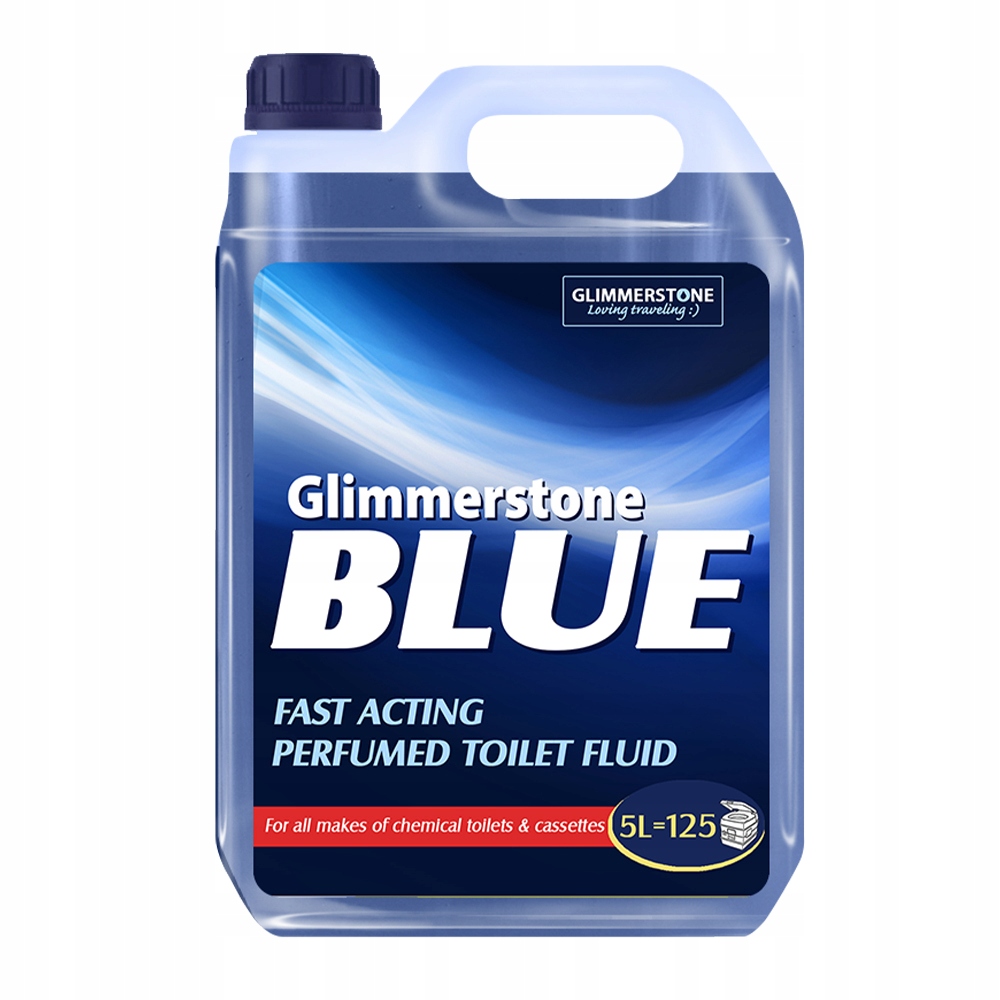 Toaleta turystyczna Glimmerstone płyn do toalet BLUE 5 l