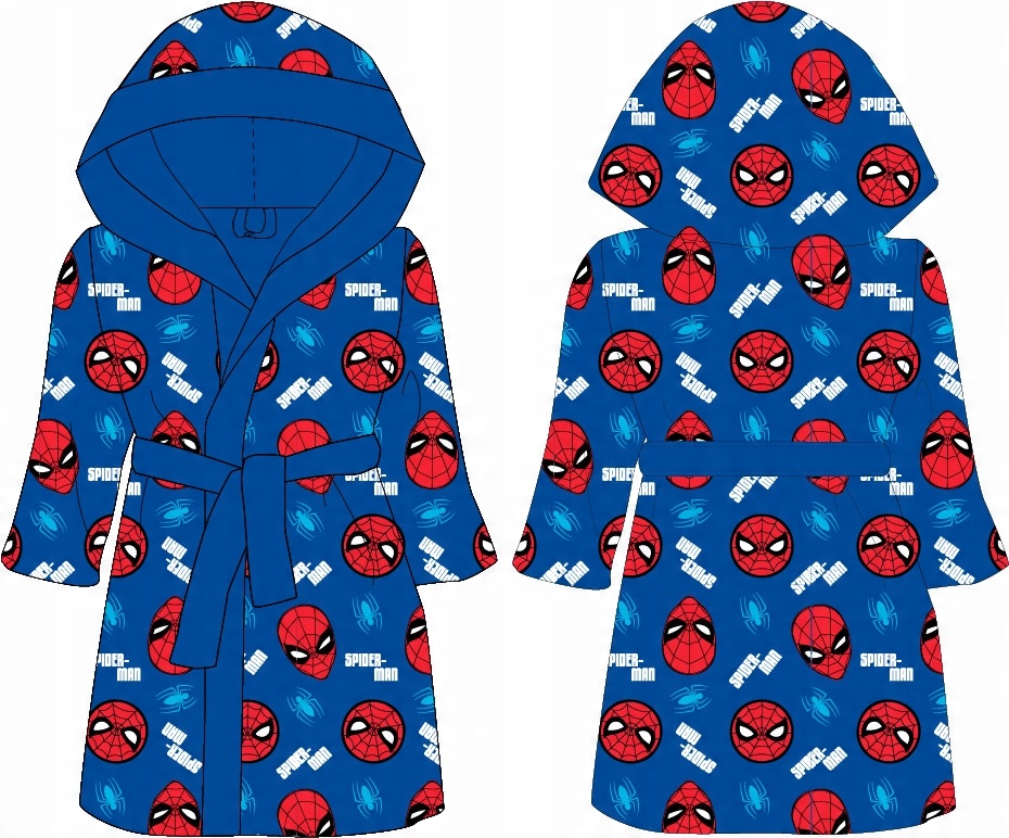 

Szlafrok Spiderman 110/116 Kaptur Miękki Ciepły