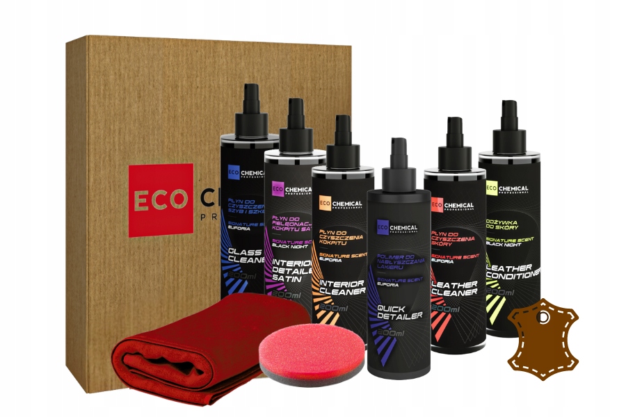 Zestaw Produktów Do Car Detailingu Zestaw Kosmetyków Samochodowych Do Skór