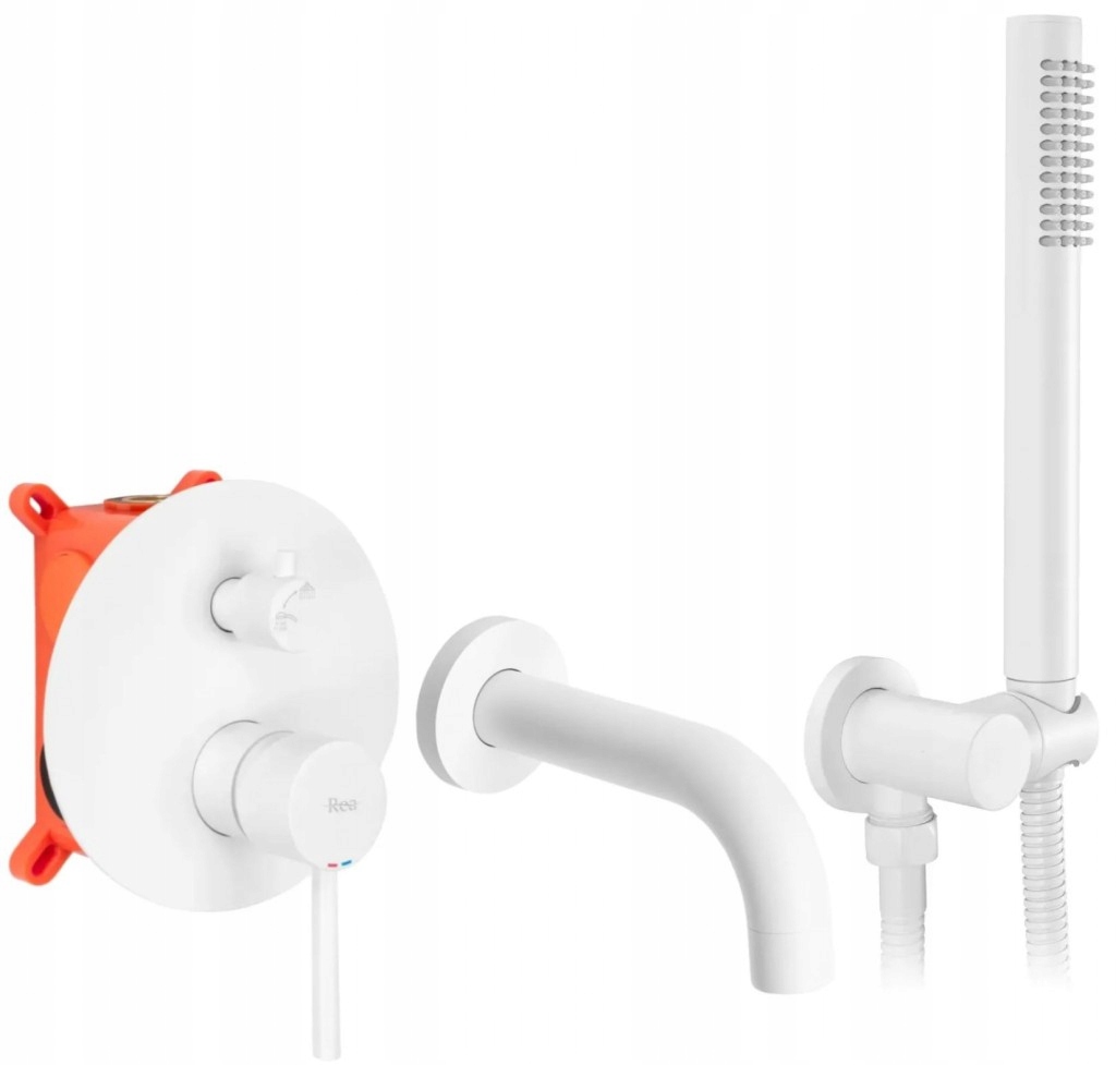 Kúpeľňová batéria Lungo biela Box (REA-B6440) /sm/