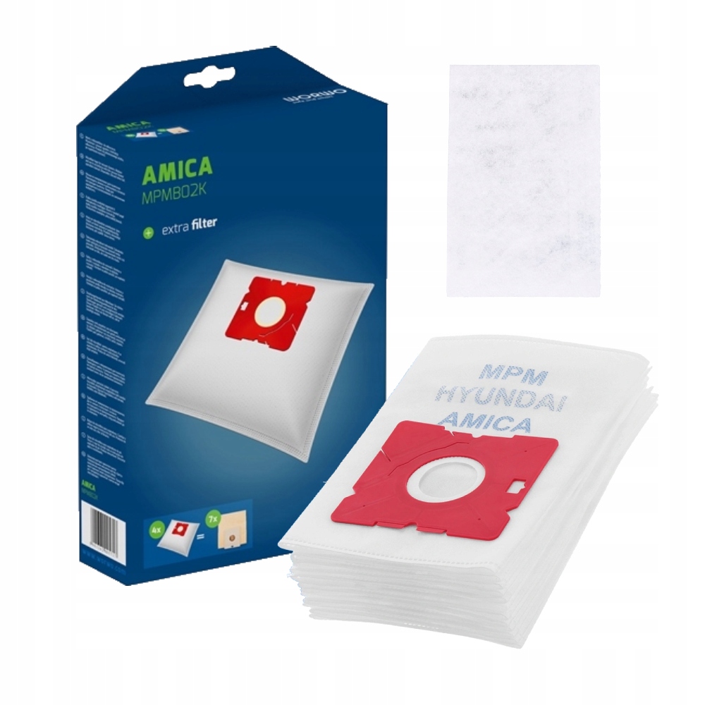 

Worki do odkurzacza Amica MPMB02K 4 szt.