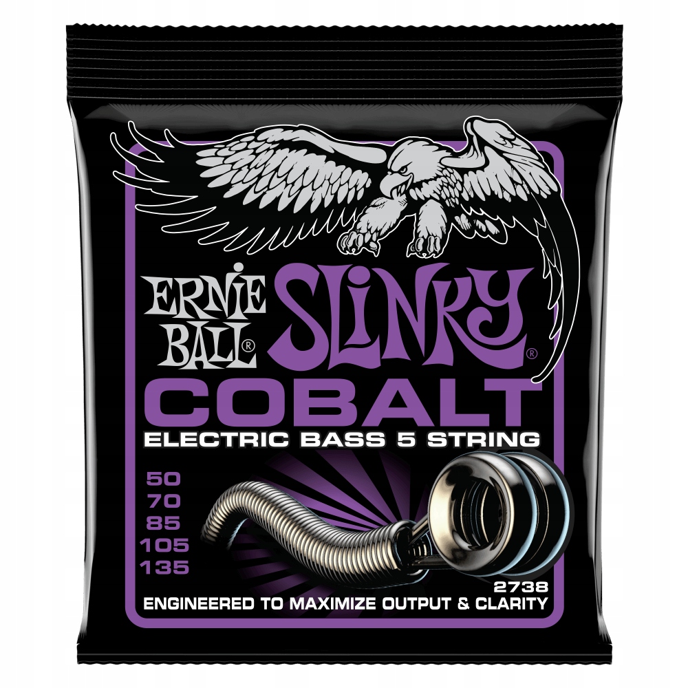 Struny Ernie Ball Cobalt Slinky Bass 5-string 50-135 (2738)
