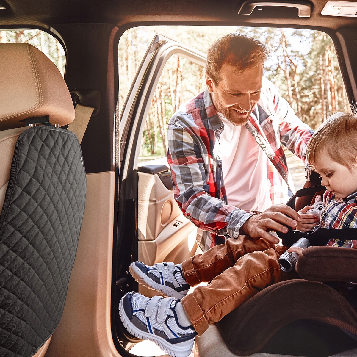 MATA OCHRONNA na tył FOTELA Samochodu OSŁONA PIKOWANA OCHRANIACZ pokrowiec EAN (GTIN) 5904569541064