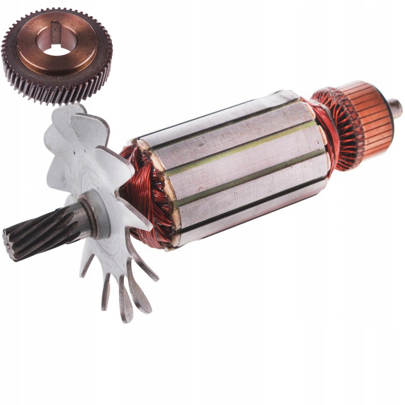 Rotor Makita 2414 2412N 514543-1 Kartáče Kolo