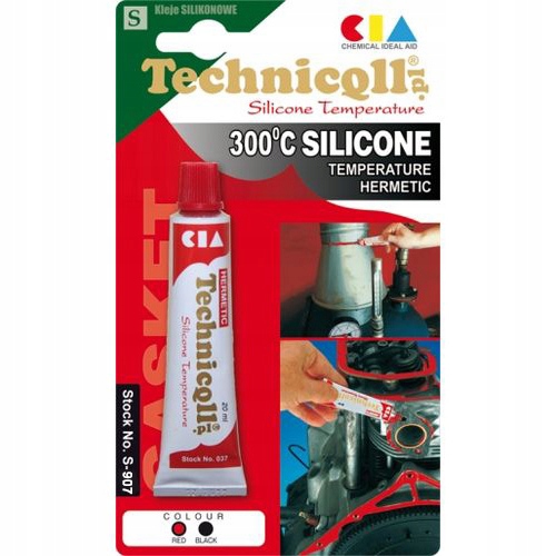 

Silikon Wysokotemp. Technicql Czarny Hermetic S907