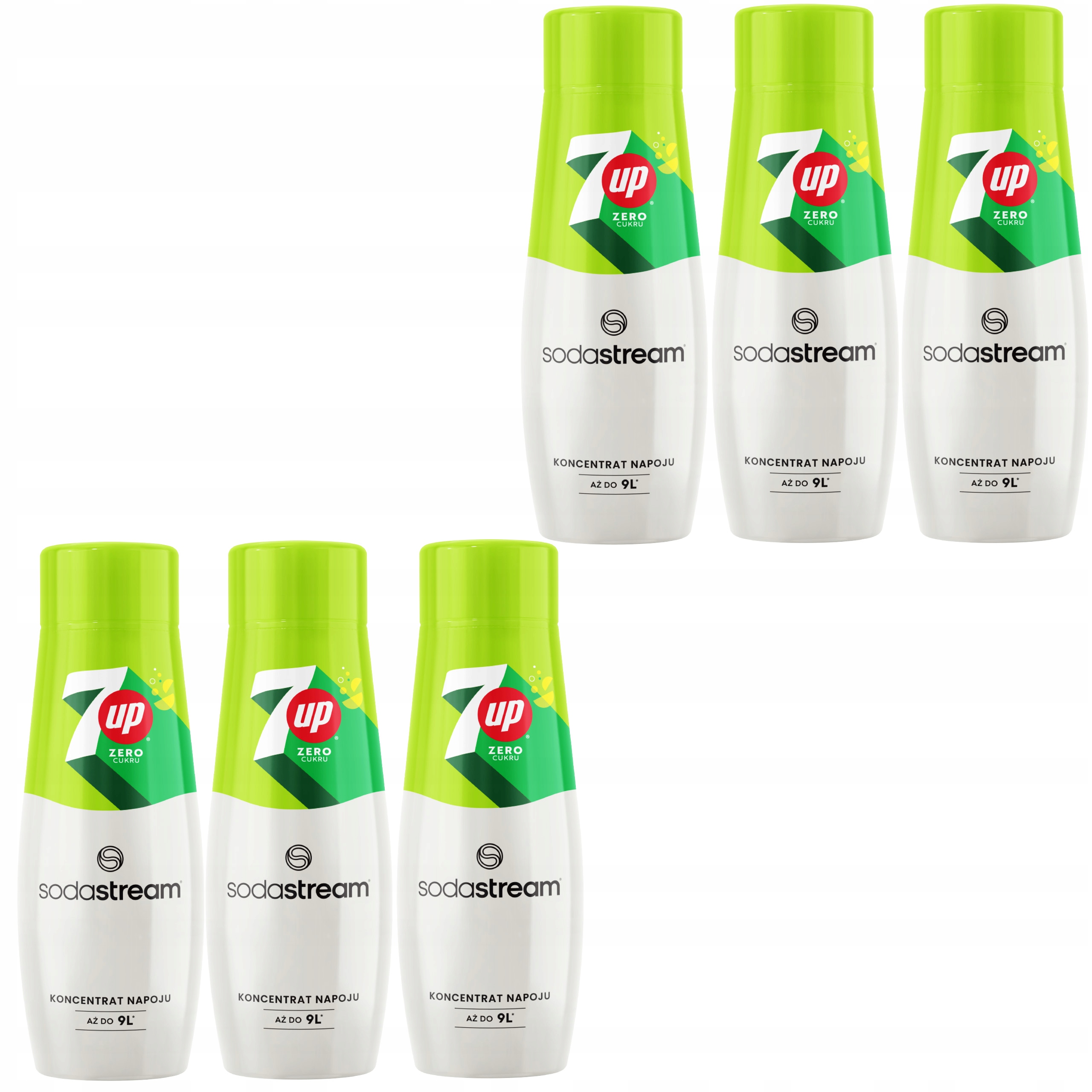 6 x 7UP Free Sada sirupů SodaStream bez cukru