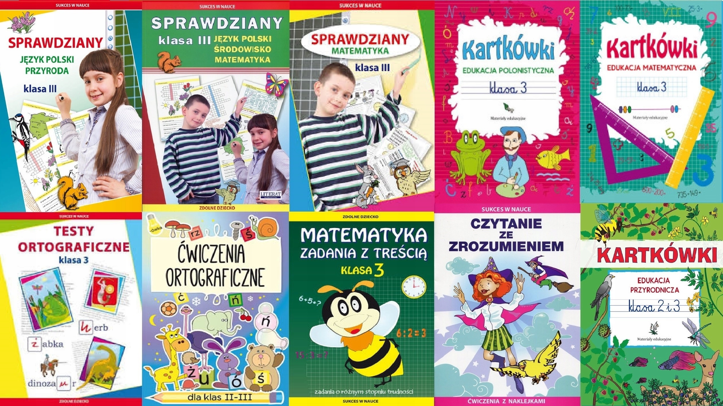 Zestaw TRZECIOKLASISTY. Komplet 10 książek!